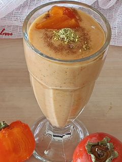 عکسی از دستور اسموتی خرمالو و موز