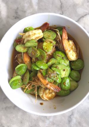 รูปของ สะตอผัดกุ้งสด