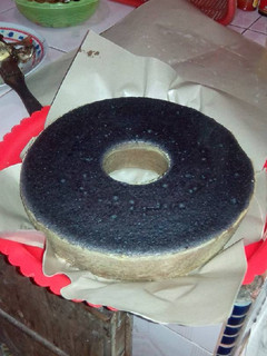 Foto resep bolu ketan hitam simple