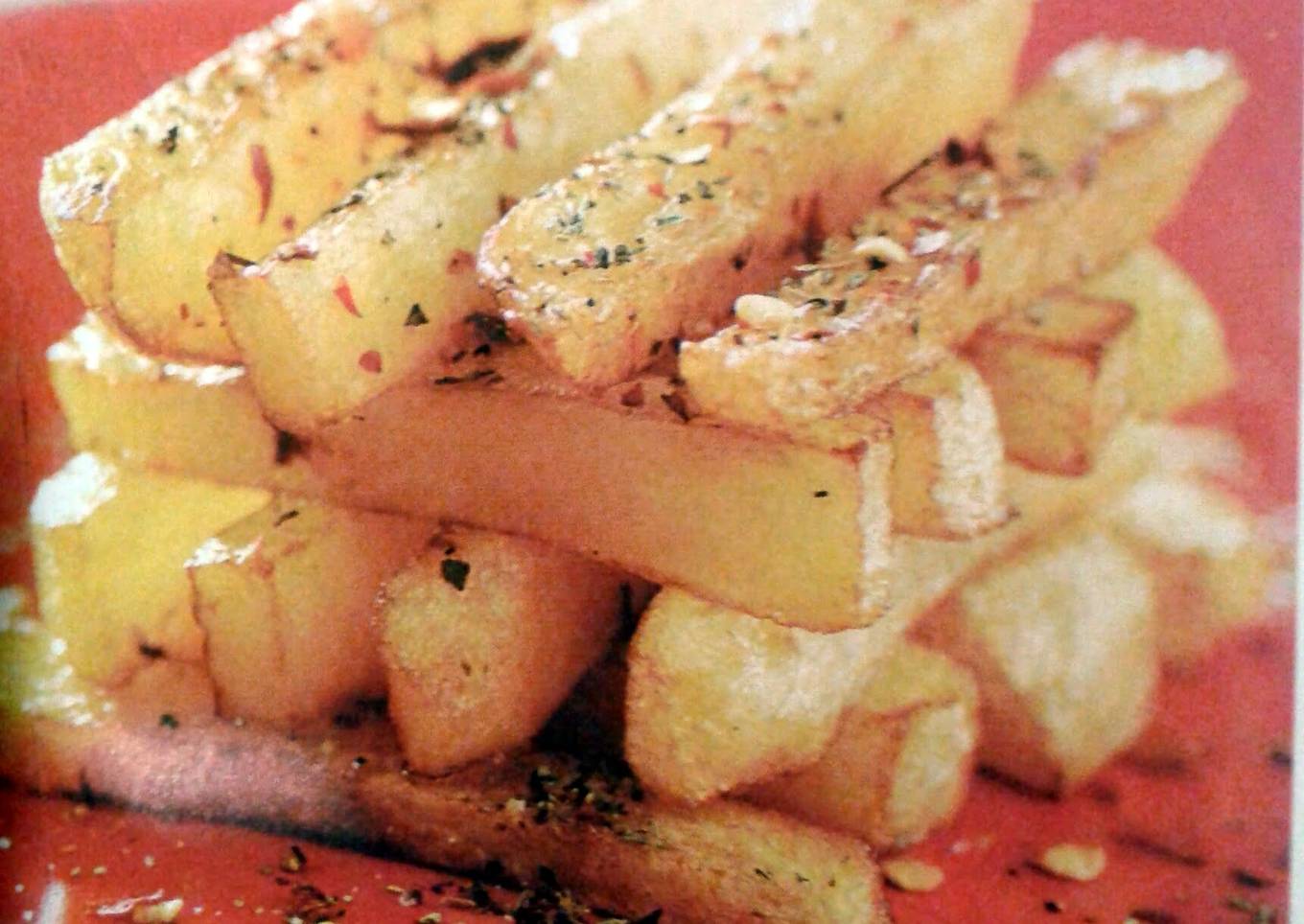 French Fries with numbing chilli salt