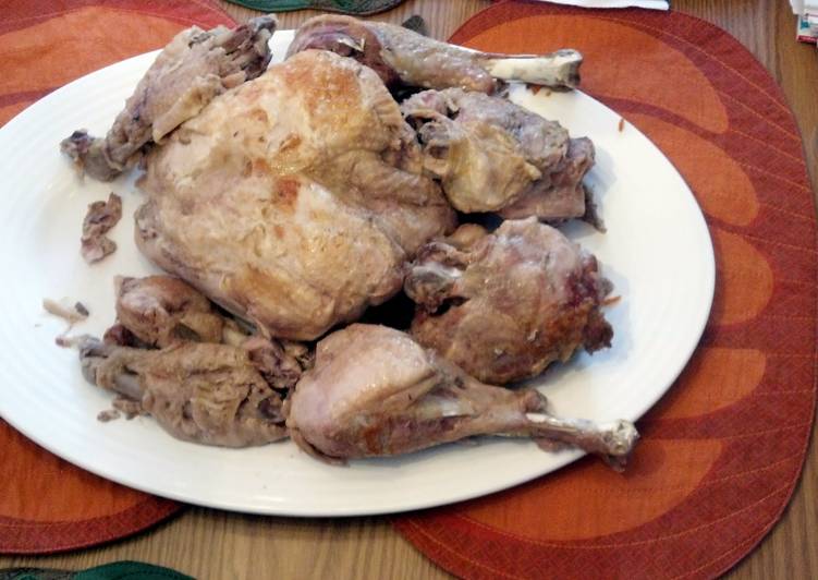 Steps to Prepare Favorite Pressure Cooker Turkey