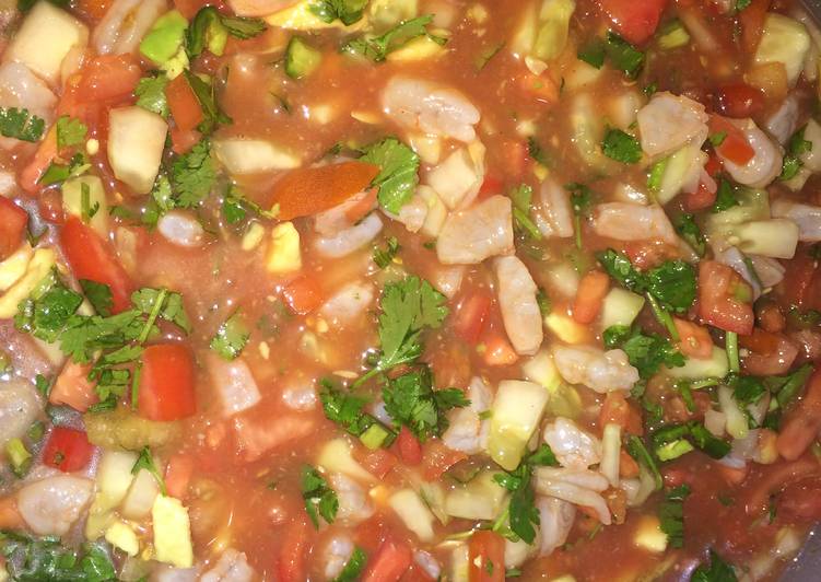 Easiest Way to Make Favorite Mexican Style Shrimp Ceviche