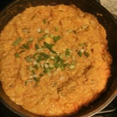 A picture of Butter Chicken Risotto.