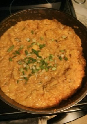 A picture of Butter Chicken Risotto.