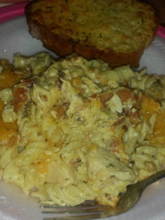 A picture of Chicken Bacon Ranch Pasta.