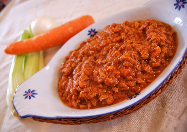Steps to Prepare Favorite Orial Ragù Bolognese