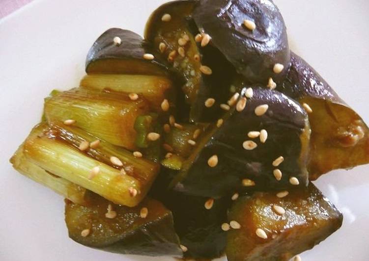 How Long Does it Take to Eggplant and Japanese Leek Stir-fry with Miso
