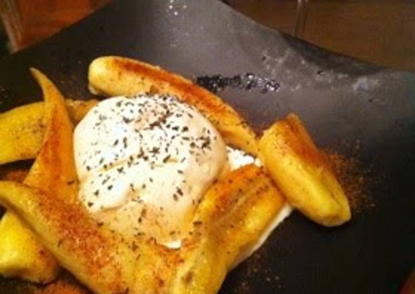 Baked Banana with Rum