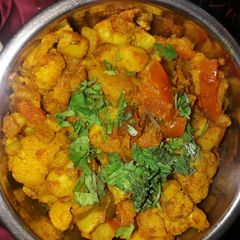 A picture of Phool gobhi aalu ki fry sabji.
