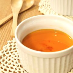 A picture of Melting and Smooth Easy Custard Pudding.