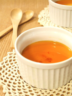A picture of Melting and Smooth Easy Custard Pudding.