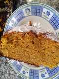 Torta de zanahoria con harina integral