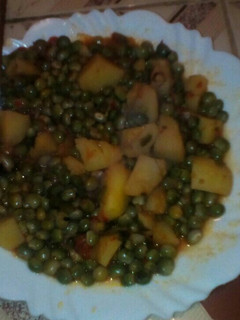 A picture of Stewed Peas+ waru.