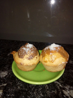Una foto de Muffins de coco, harina integral y mascabo