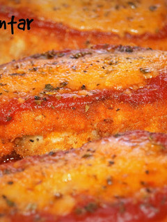 Una foto de Pechugas de pollo rellenas de queso