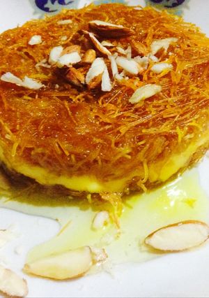 A picture of Kunafa...Eid specail....#festive.