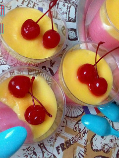 Foto resep Puding Puyo & Vla homemade lembut milky