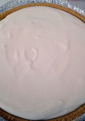A picture of No bake cheesecake.