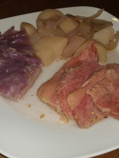 A picture of Classic Cold Day Corned Beef Dinner.