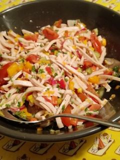 Kunterbunter Wurst-Salat Rezepthauptbild