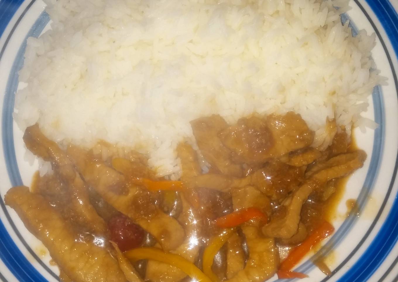 Hawaiian Pork Stir Fry