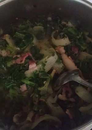 A picture of Collard greens.