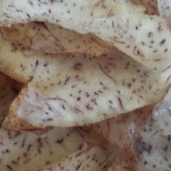 A picture of Quick and easy taro chips.
