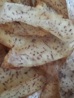 A picture of Quick and easy taro chips.
