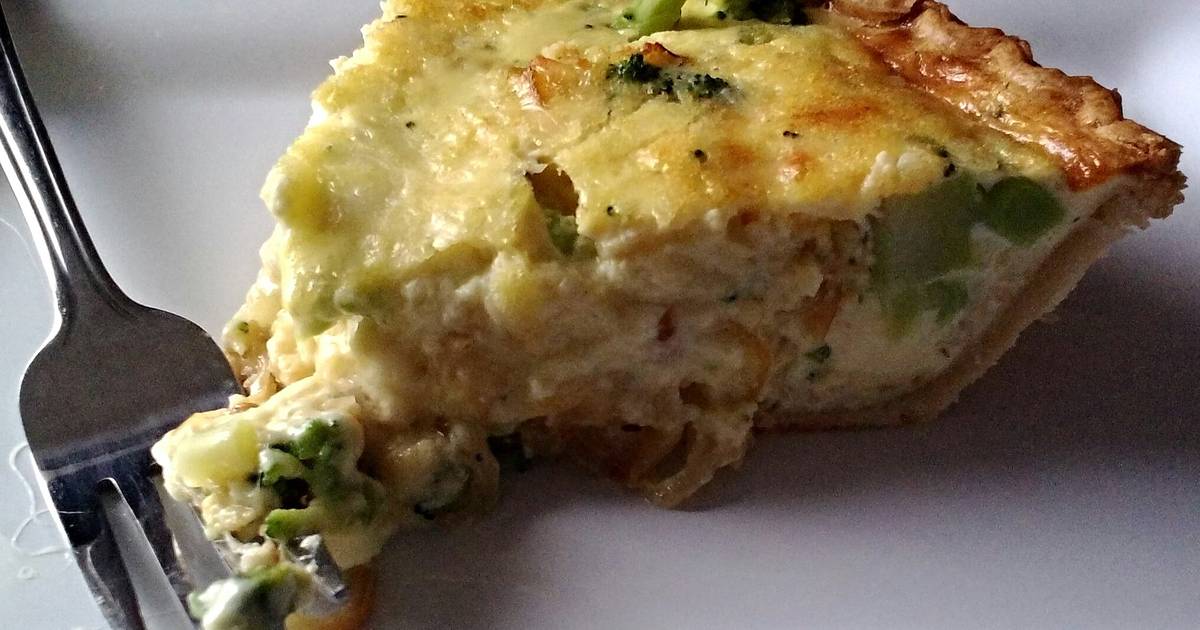 Caramelized Onion And Broccoli Quiche Recipe by Taylor Topp Comacho Cookpad