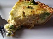 A picture of broccoli quiche