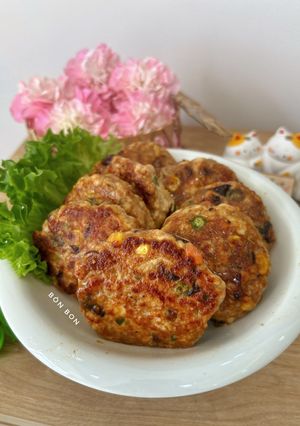 Hình của món Chả Ức Gà Nấm Hương.