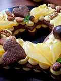 Cuore di cacao al baileys e pere caramellate