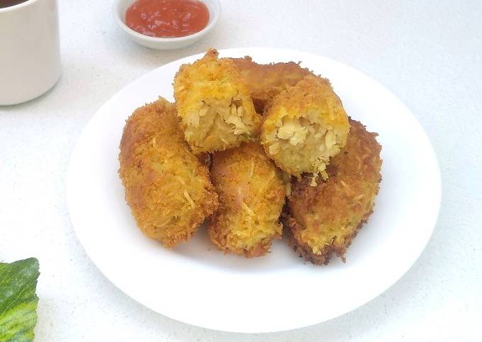 Kroket ayam mie