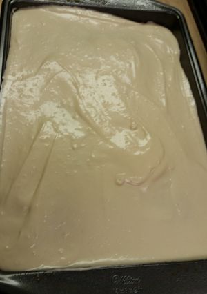A picture of Zucchini Cake with Cream Cheese Frosting.