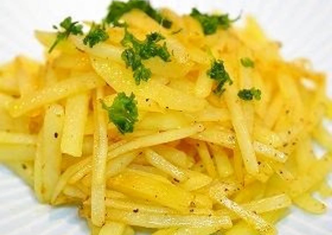 Crispy-Crunchy Stir Fried Potatoes.