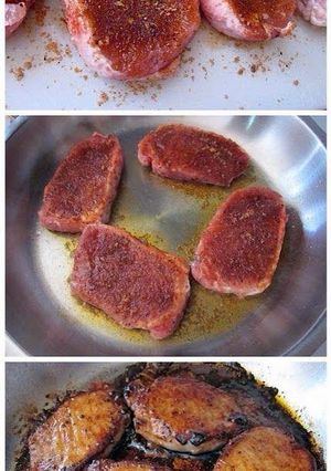 A picture of Glazed Pork Chops.