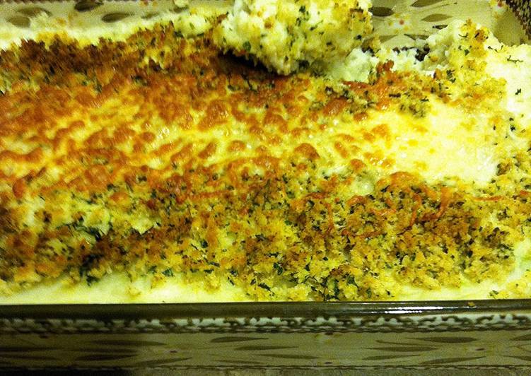 Recipe of Any-night-of-the-week Mashed potato and cauliflower casserole