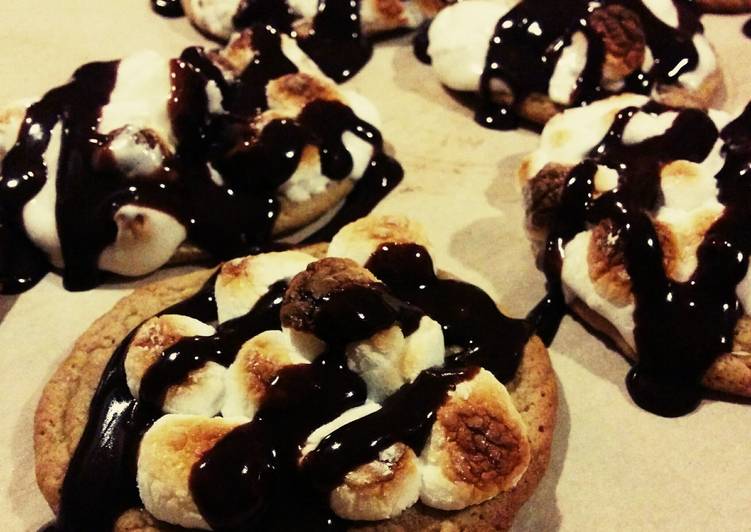 Recipe of Super Quick Homemade S&#39;mores Cookies