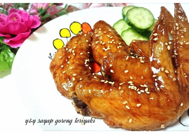 Sayap goreng teriyaki