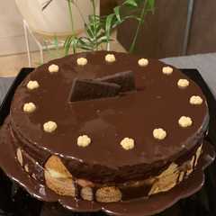 Una foto de Boston Cream pie