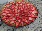 Una foto de kuchen de frutilla
