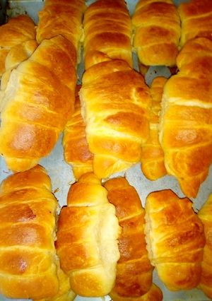 صورة لوصفة كرواسون محشي شوكولاته