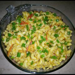 Tasty and spicy chicken macroni A picture of Tasty and spicy chicken macroni.