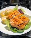 Ức gà ướp bột ớt paprika và bột tỏi-Air fryer