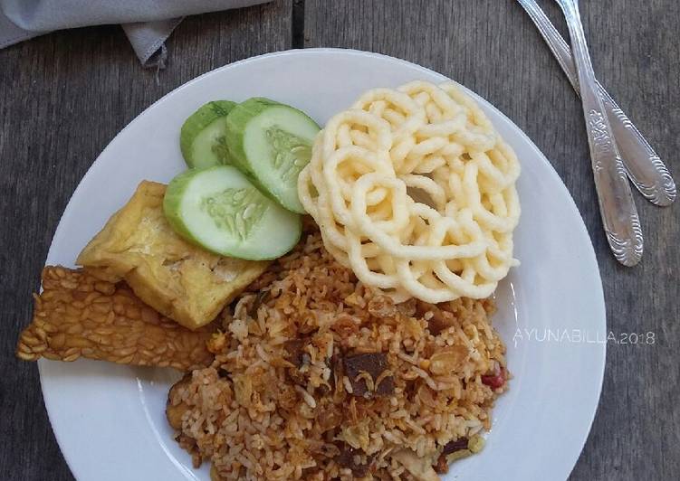 Bahan-bahan Nasi goreng kikil sapi yang enak Untuk Jualan