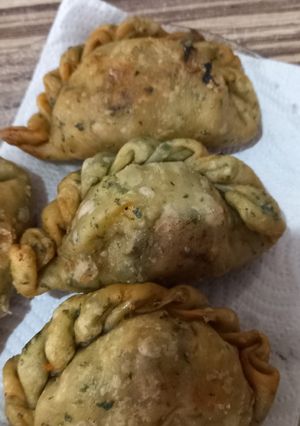 Una foto de Empanadas de espinaca con masa de espinaca