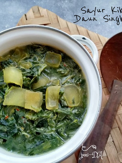 Foto resep 35.1~ Sayur Kikil - Daun Singkong
