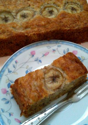 Foto resep Eggless banana cake
