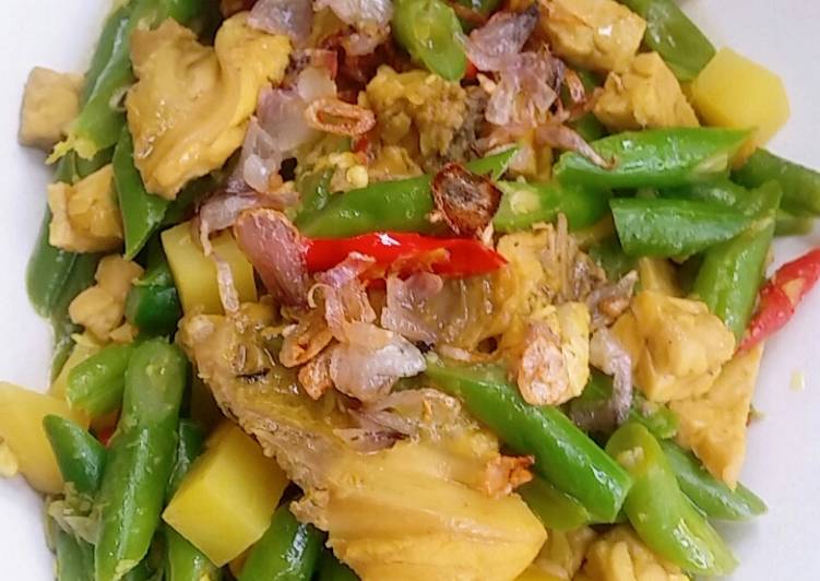 Tumis Buncis Bumbu Kuning