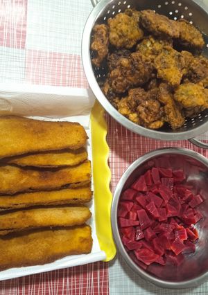 Una foto de Milanesas de Berenjena